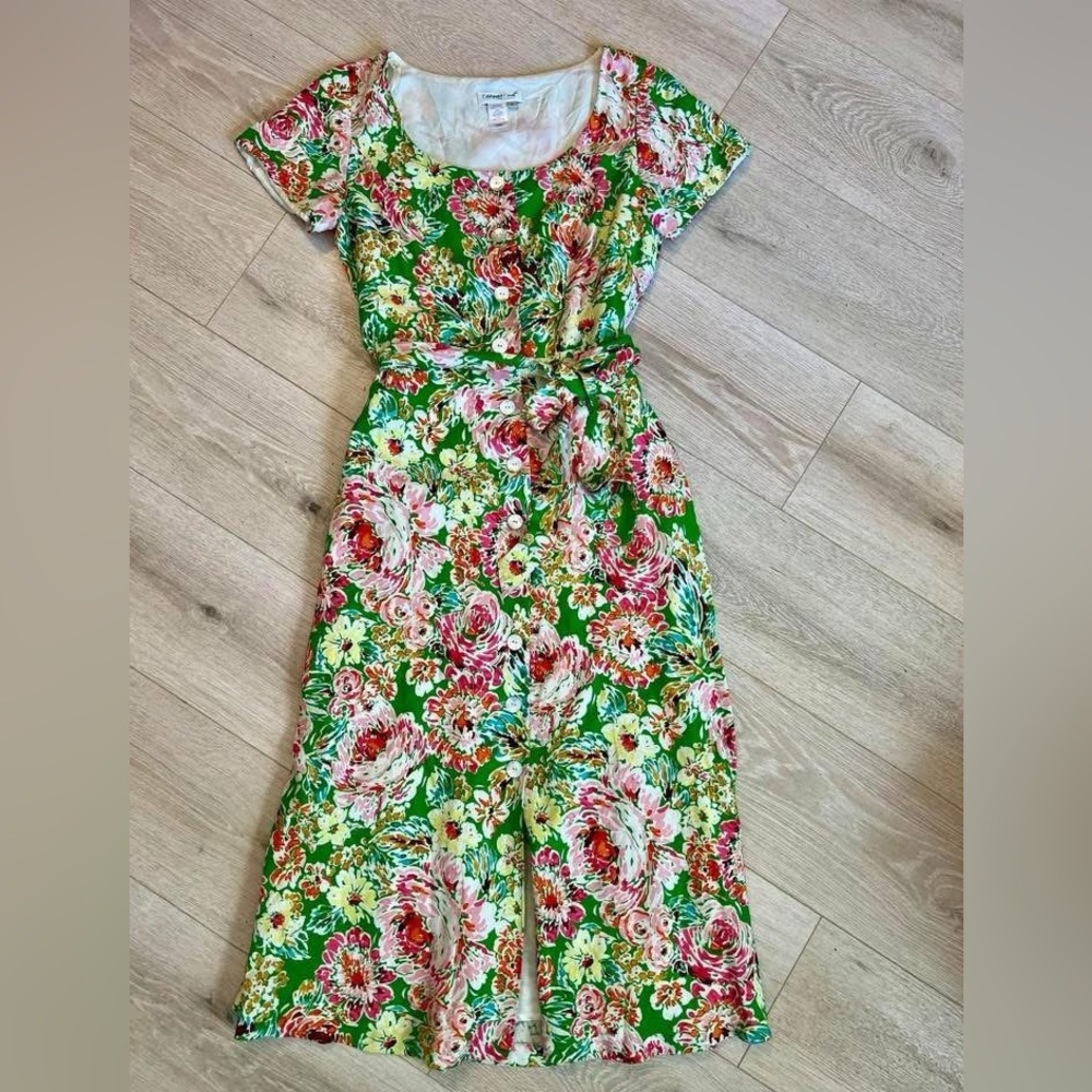 Coldwater Creek Linen Blend Dress